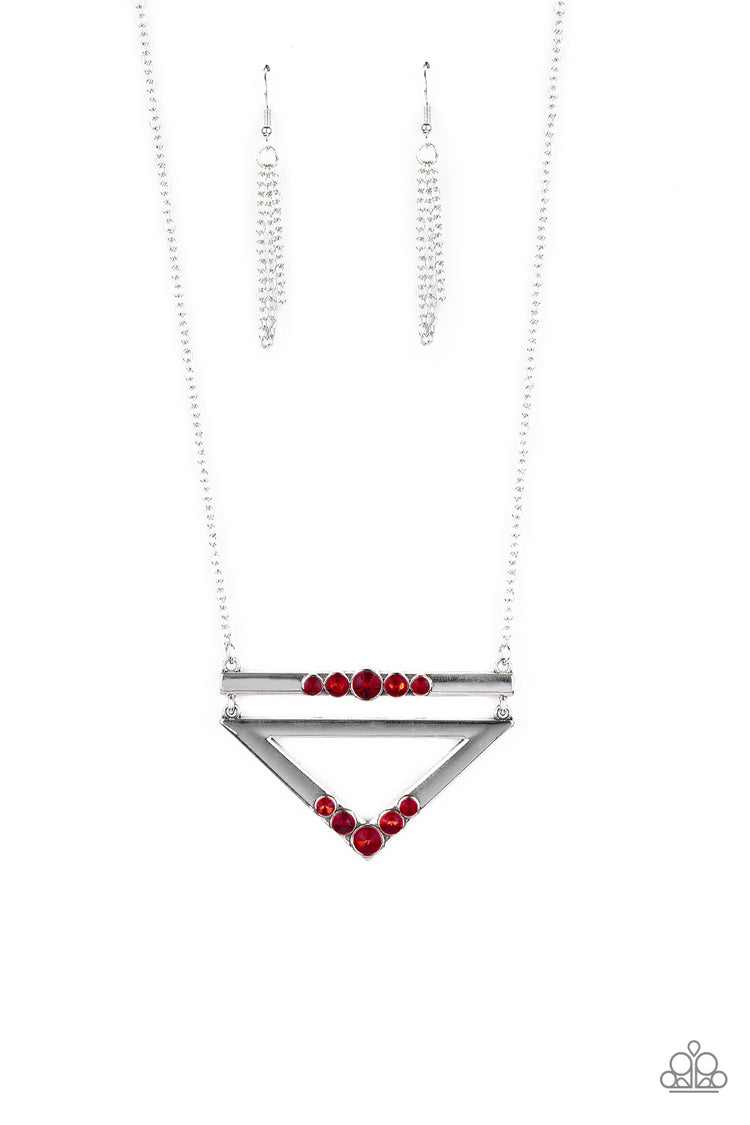 Triangulated Twinkle - Red 1538