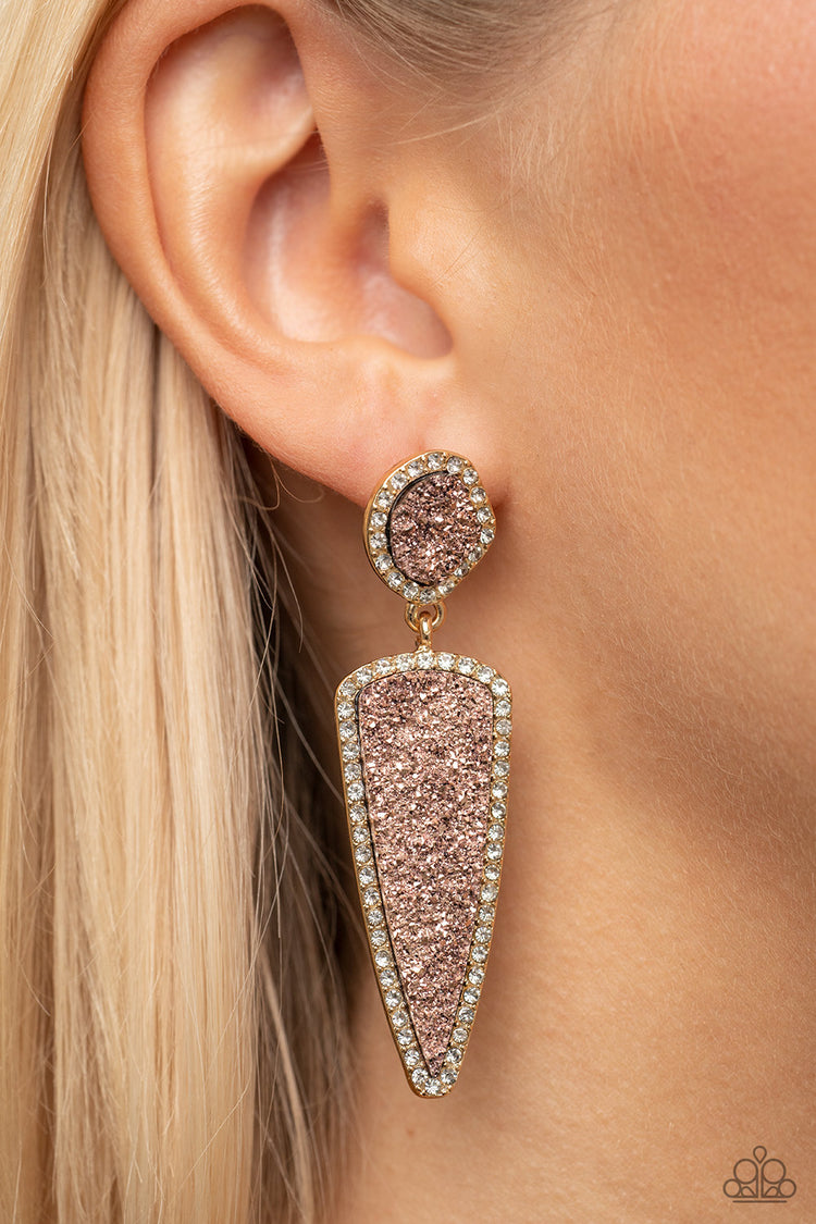 Druzy Desire - Gold 0140