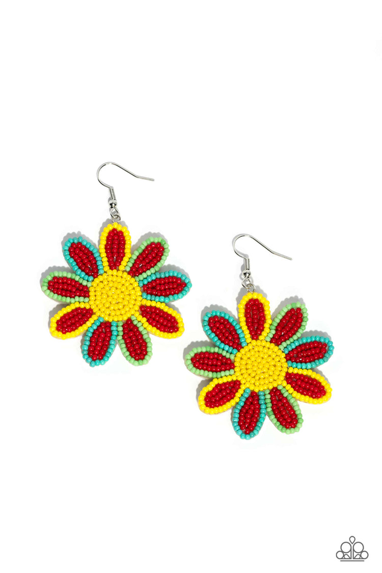 Decorated Daisies - Red 0284