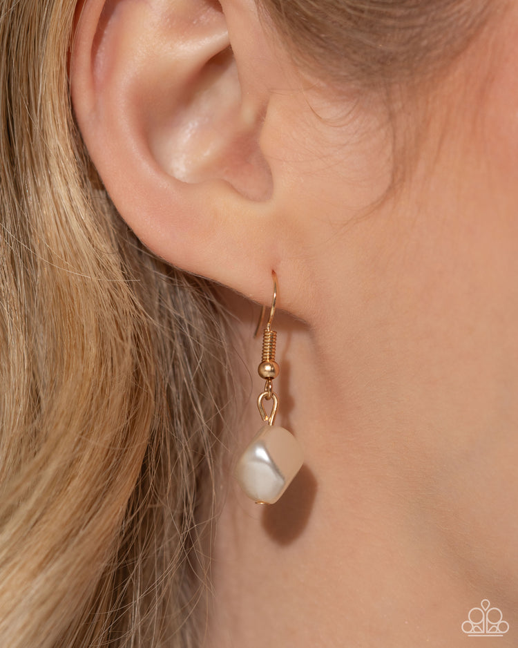 Cubed Cameo - Gold 0372