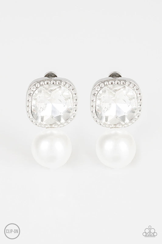 Gatsby Gleam - White Clip-On 1680/1683