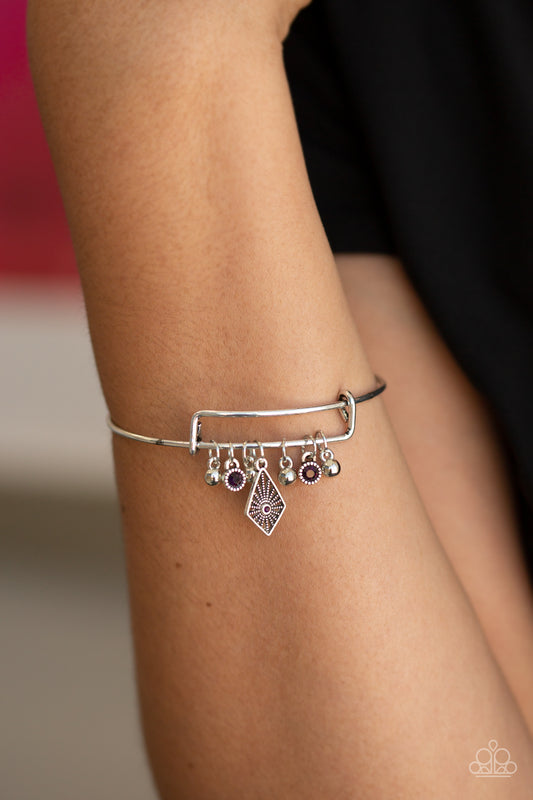 Treasure Charms - Purple 1577