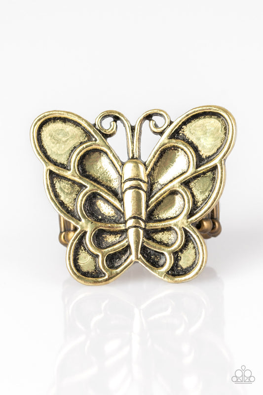 Sky High Butterfly - Brass 1668