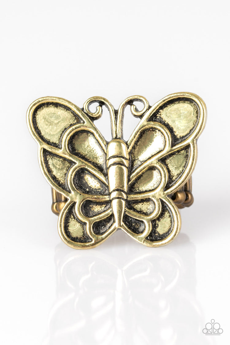 Sky High Butterfly - Brass 1668