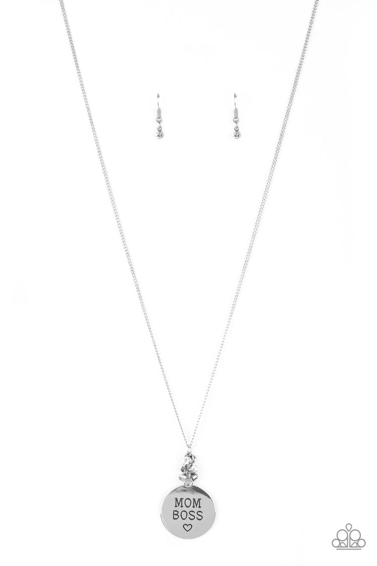 Mom Boss - White MOM