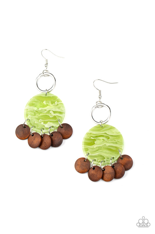 Beach Waves - Green 1392