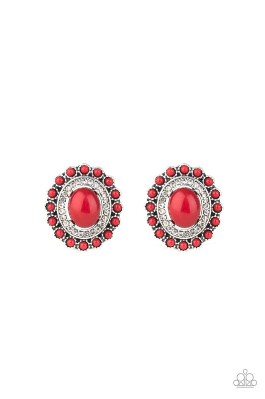 Floral Flamboyance - Red 1599