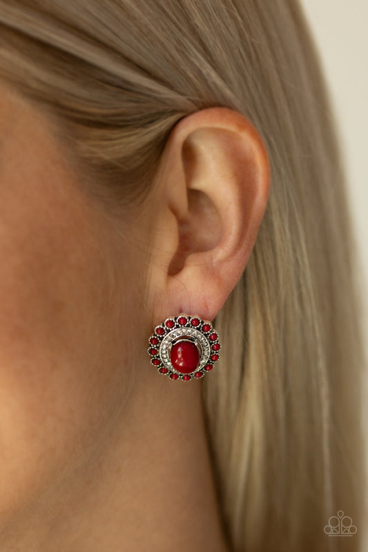 Floral Flamboyance - Red 1599