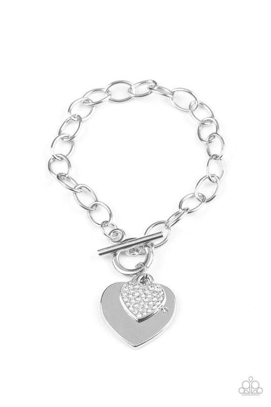 Heartbeat Bedazzle - White 1335