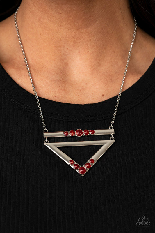 Triangulated Twinkle - Red 1538
