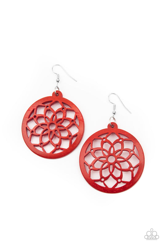 Mandala Meadow - Red 1637
