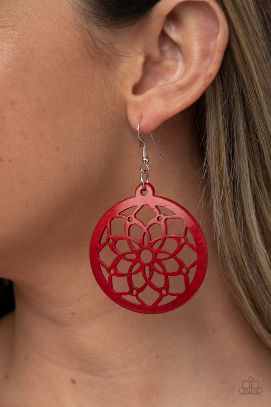 Mandala Meadow - Red 1637