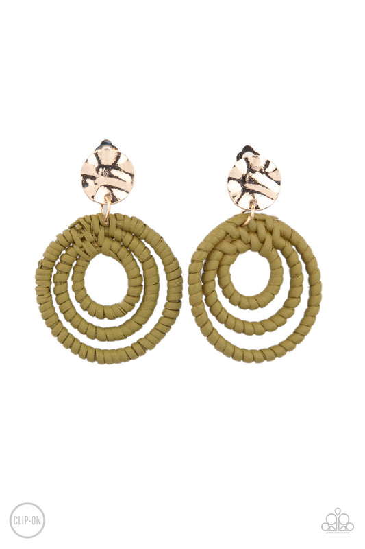 Whimsically Wicker - Green 1617