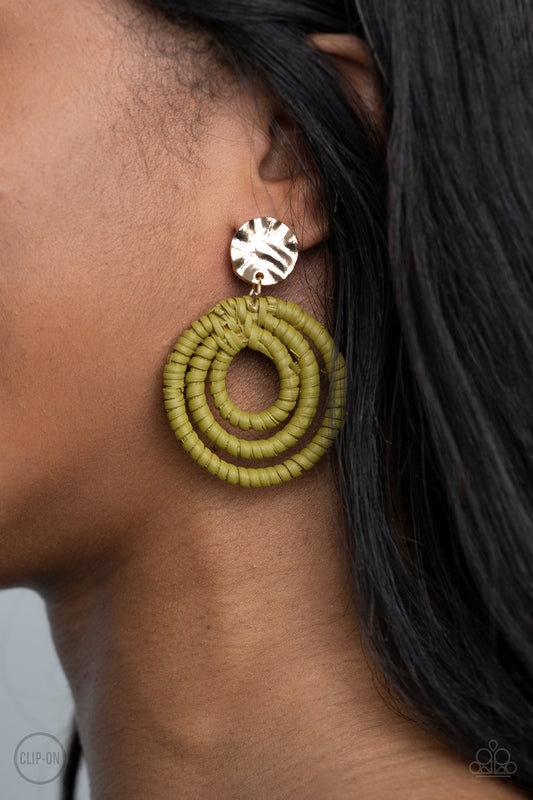 Whimsically Wicker - Green 1617