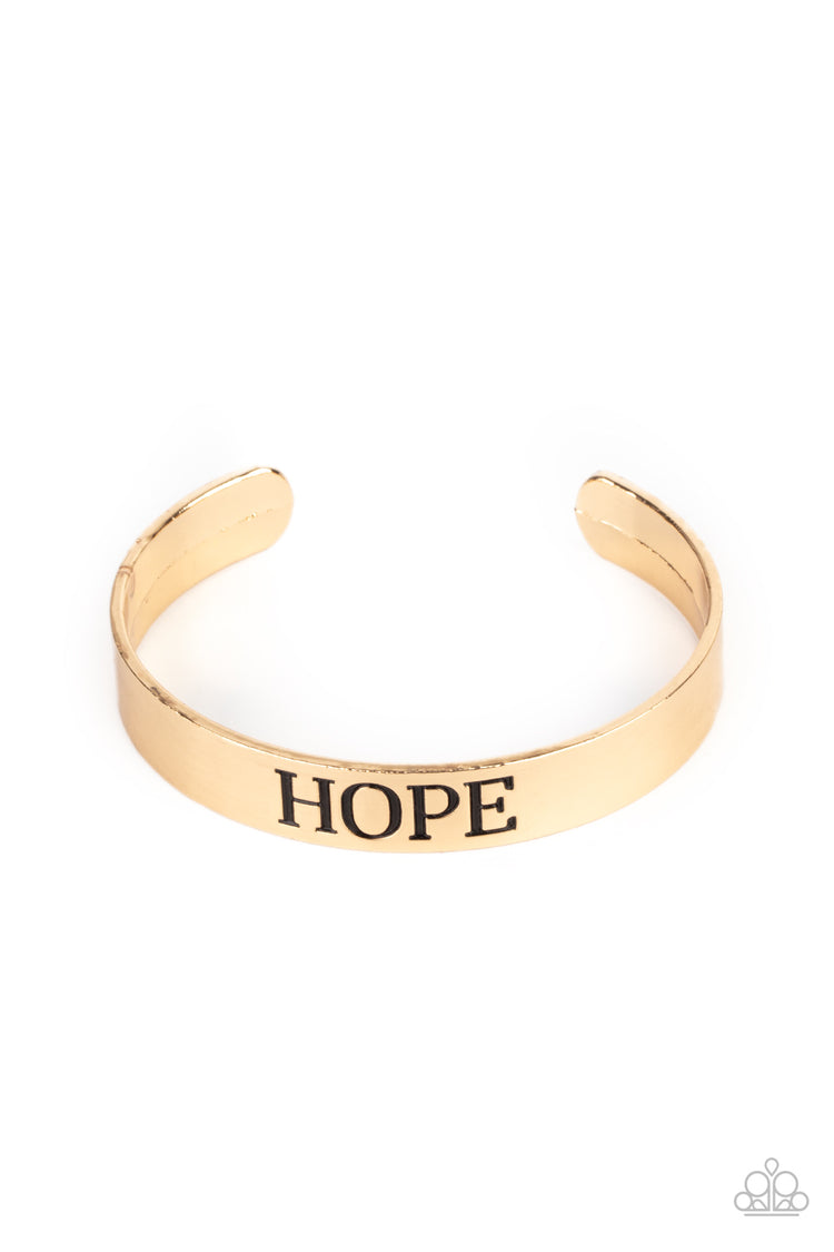 Hope Makes The World Go Round - Gold 1865