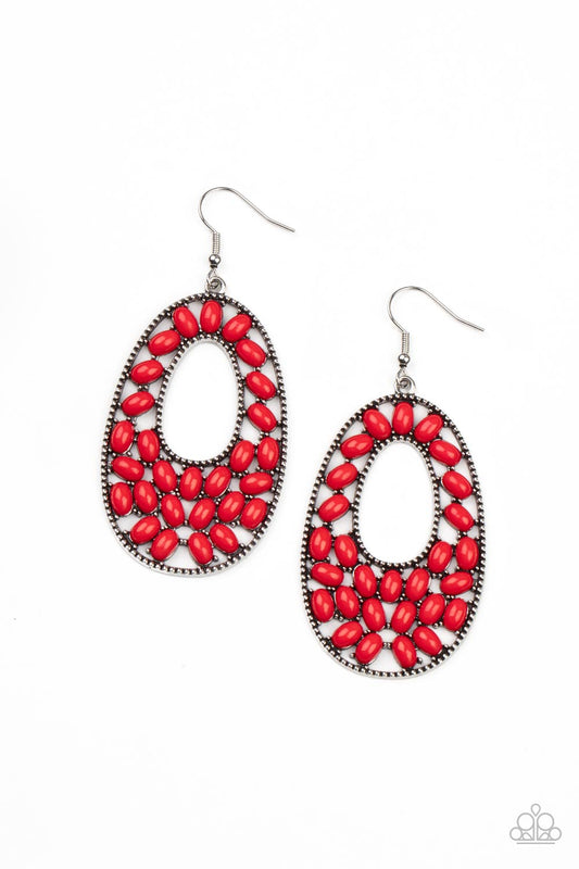 Beaded Shores - Red 1777