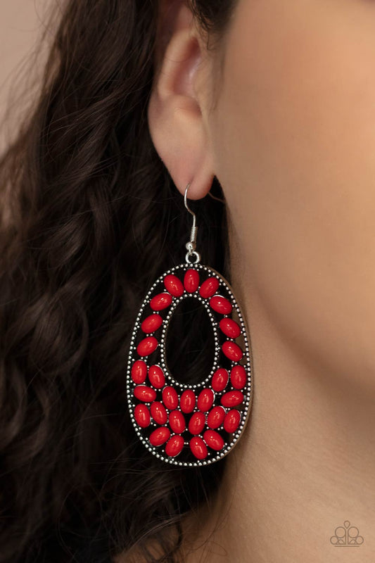 Beaded Shores - Red 1777