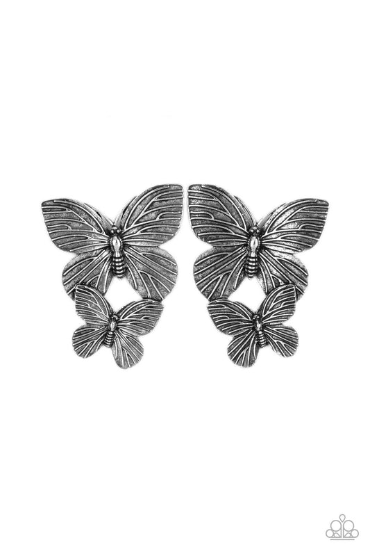 Blushing Butterflies - Silver 0012