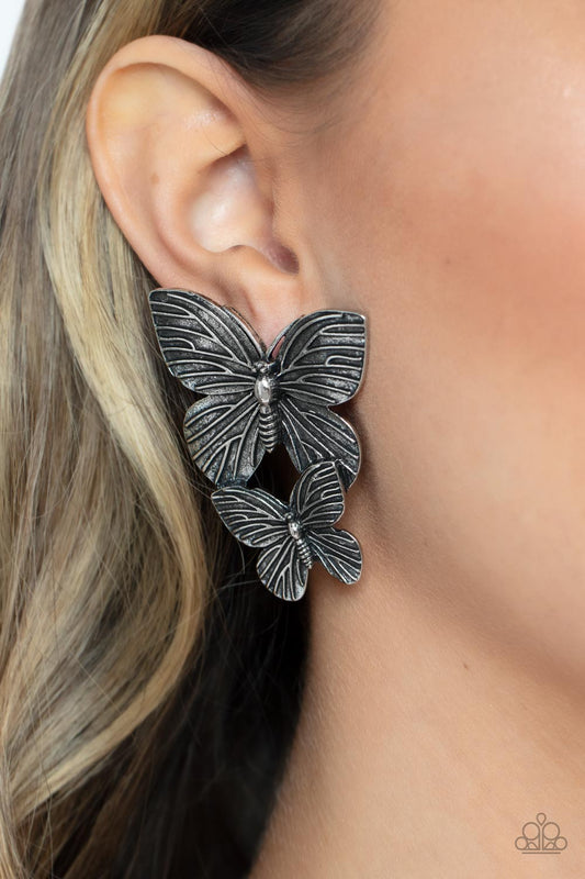 Blushing Butterflies - Silver 0012