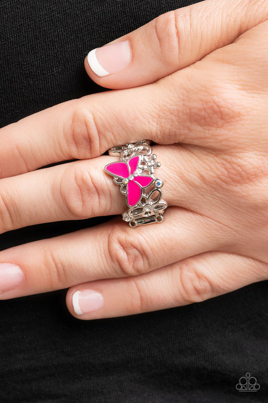 All FLUTTERED Up - Pink 0069