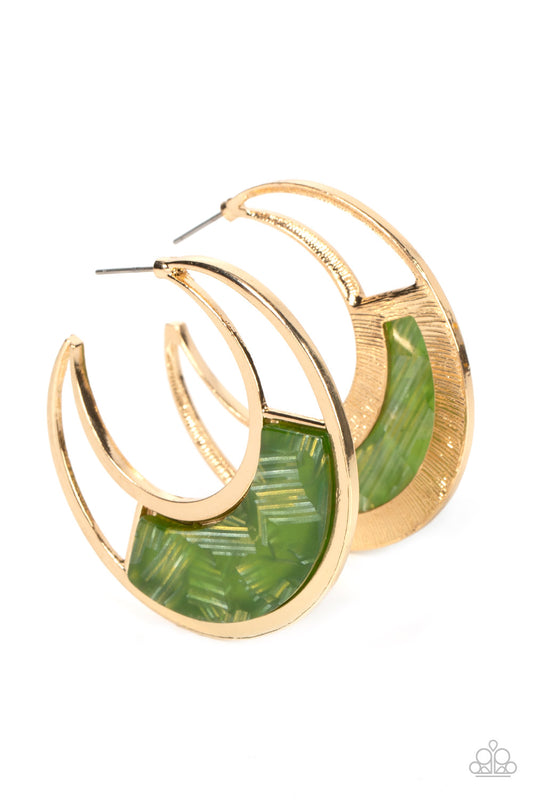 Contemporary Curves - Green 0107
