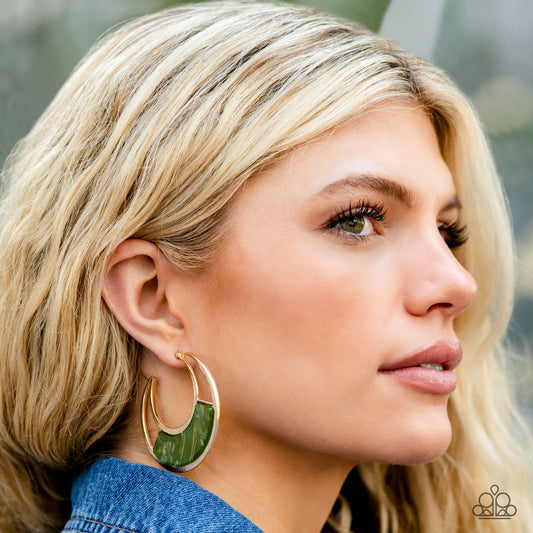 Contemporary Curves - Green 0107