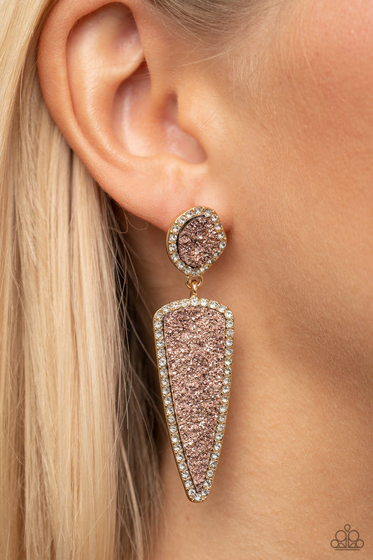 Druzy Desire - Gold 0140