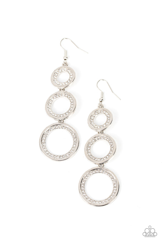 Shimmering in Circles - White 0099