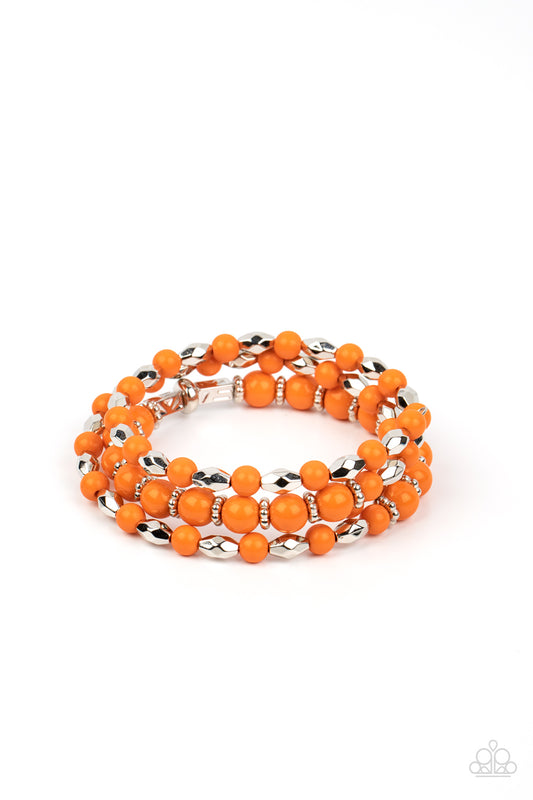 Colorfully Coiled - Orange 0155