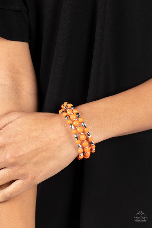 Colorfully Coiled - Orange 0155