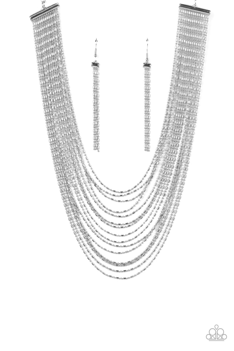 Cascading Chains - Silver 0172