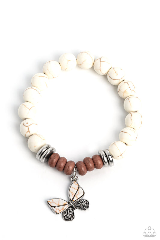 Bold Butterfly - White 0208