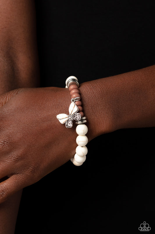 Bold Butterfly - White 0208