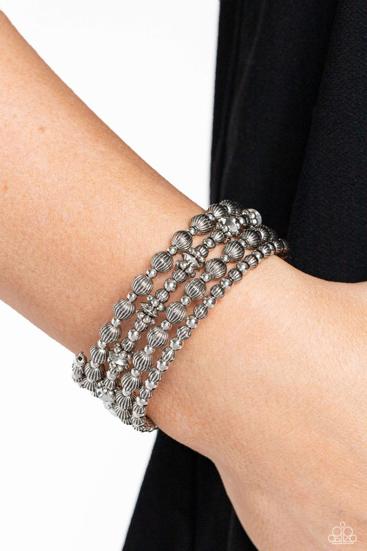 Striped Stack - Silver 0247