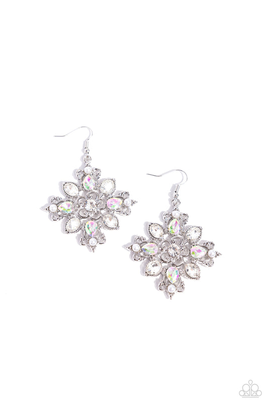 Fancy-Free Florals - White 0358